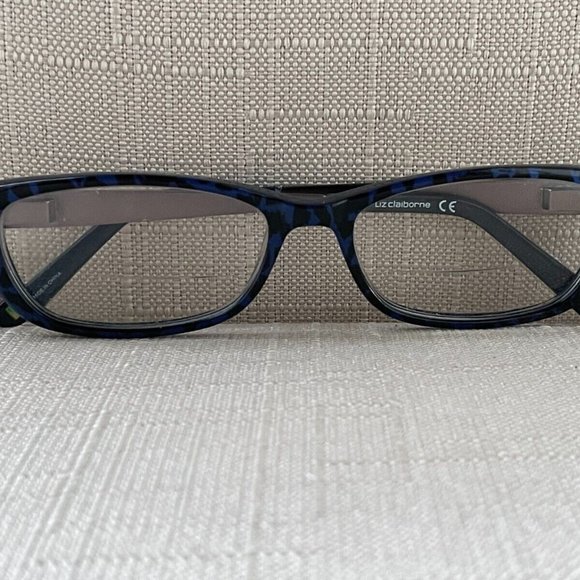 Liz Claiborne Women Eyeglasses Blue Tortoise Glasses L600 OED7 135 52[]16 Frame - Picture 2 of 11